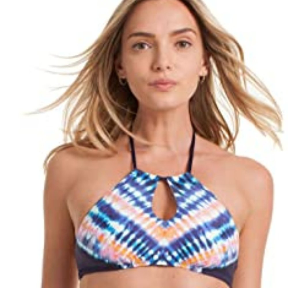 Trina Turk Moonlight Tie Dye Bathing Suit Bikini Size 4 New with Tags